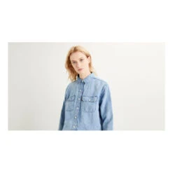 Levi's Commuter Olsen Utility Shirt Femme Bleu Denim