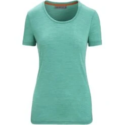 Icebreaker Sphere II Short Sleeve Scoop Tee Femme Turquoise