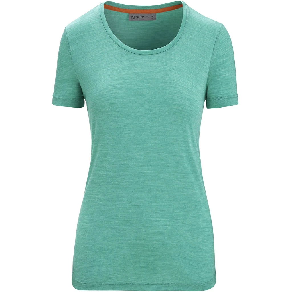 Icebreaker Sphere II Short Sleeve Scoop Tee Femme Turquoise
