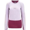 Icebreaker 125 Zoneknit Long Sleeve Crewe Femme Violet
