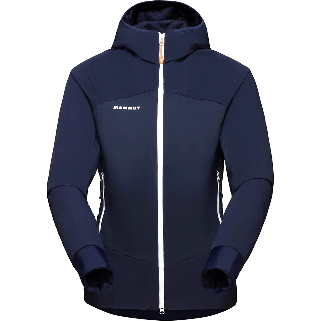 Mammut Taiss In Hybrid Hooded Jacket Women Femme Bleu Marine