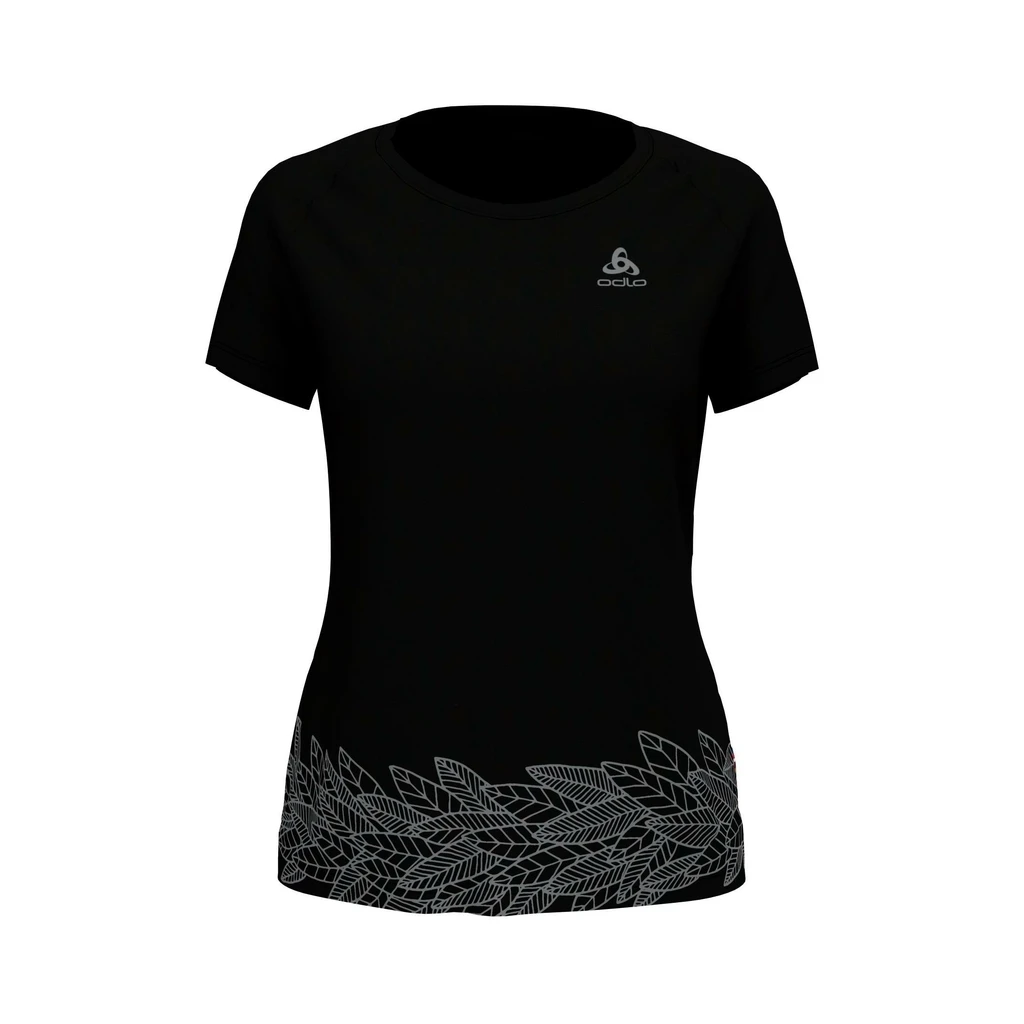 Odlo T-Shirt Manches Courtes Concord Femme Noir
