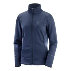 Salomon Discovery Full Zip Femme Bleu