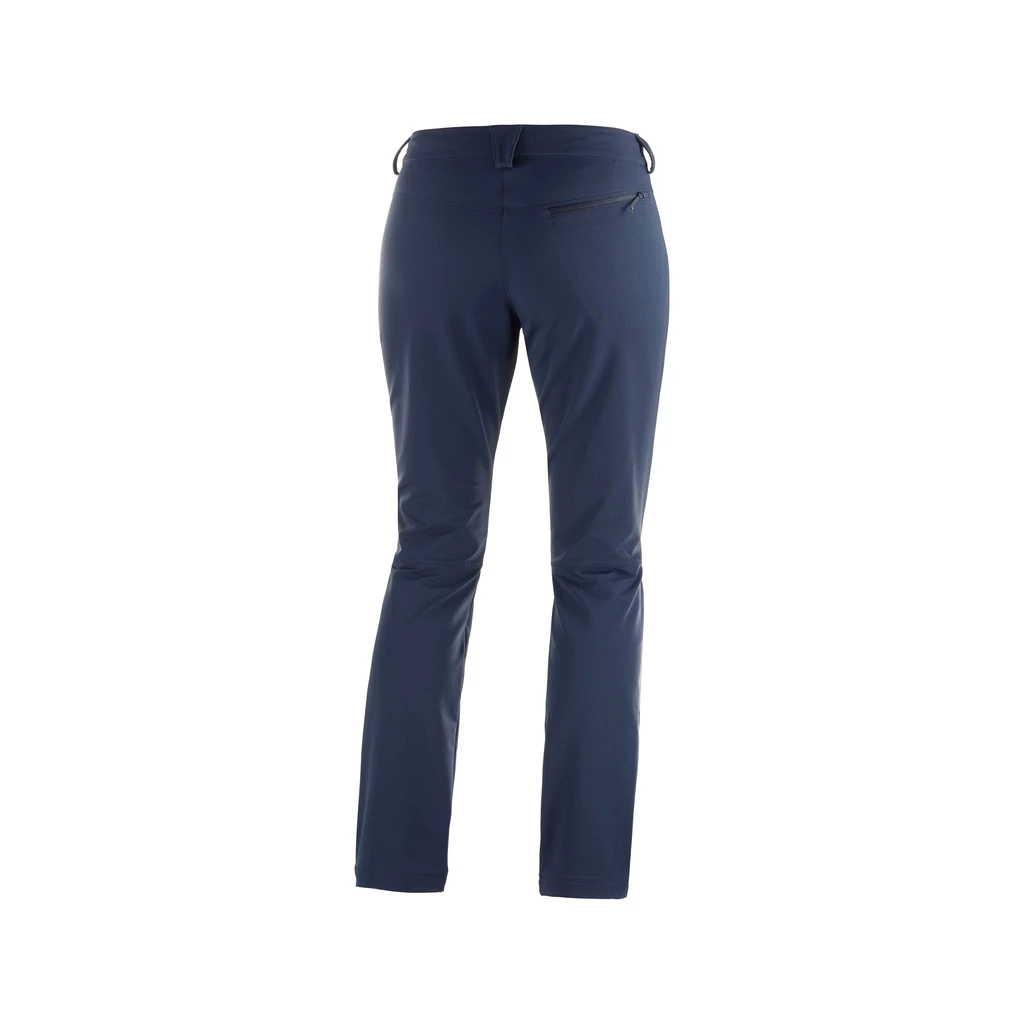 Salomon Wayfarer Straight Warm Pant Femme Bleu Marine – Image 3