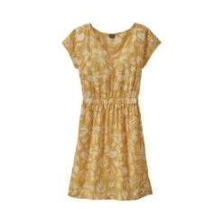 Patagonia June Lake Dress Femme Jaune