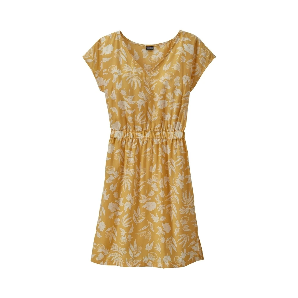 Patagonia June Lake Dress Femme Jaune