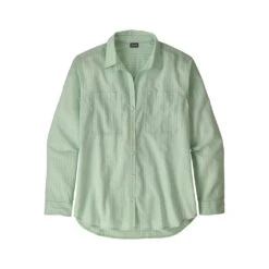 Patagonia Lightweight A/C Buttondown Femme Vert Pastel