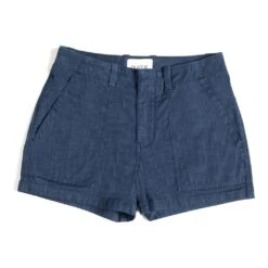 Duer Weightless Denim Adventure Short Femme Bleu Denim