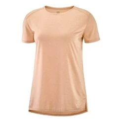 Salomon Outline Summer T-Shirt Femme Abricot