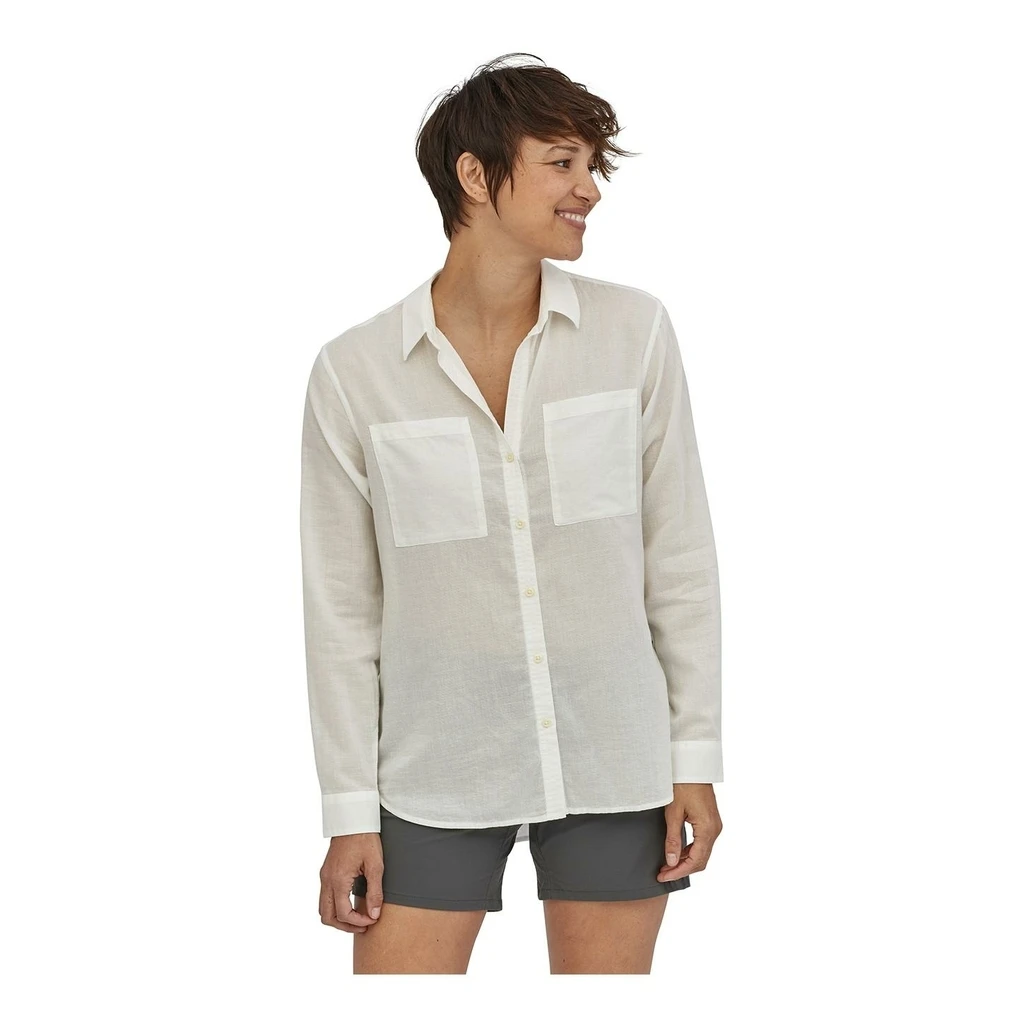 Patagonia Lightweight A/C Buttondown Femme Blanc – Image 3