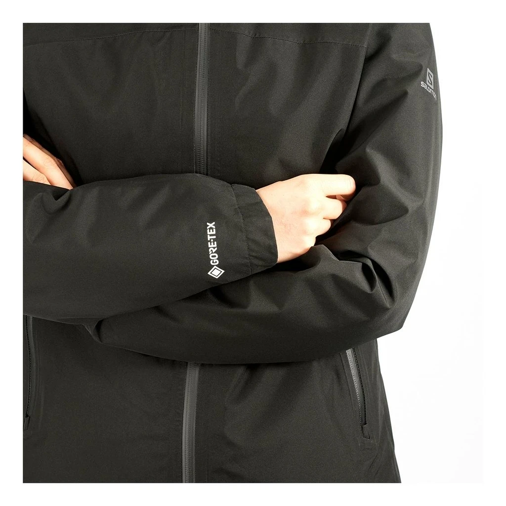 Salomon Outline Gore-Tex 2.5L Jacket Femme Noir – Image 3