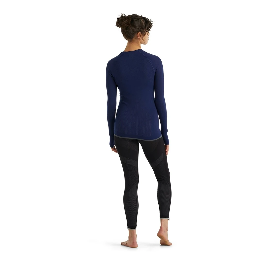 Icebreaker 200 Zone Seamless Long Sleeve Crewe Femme Bleu Foncé – Image 5