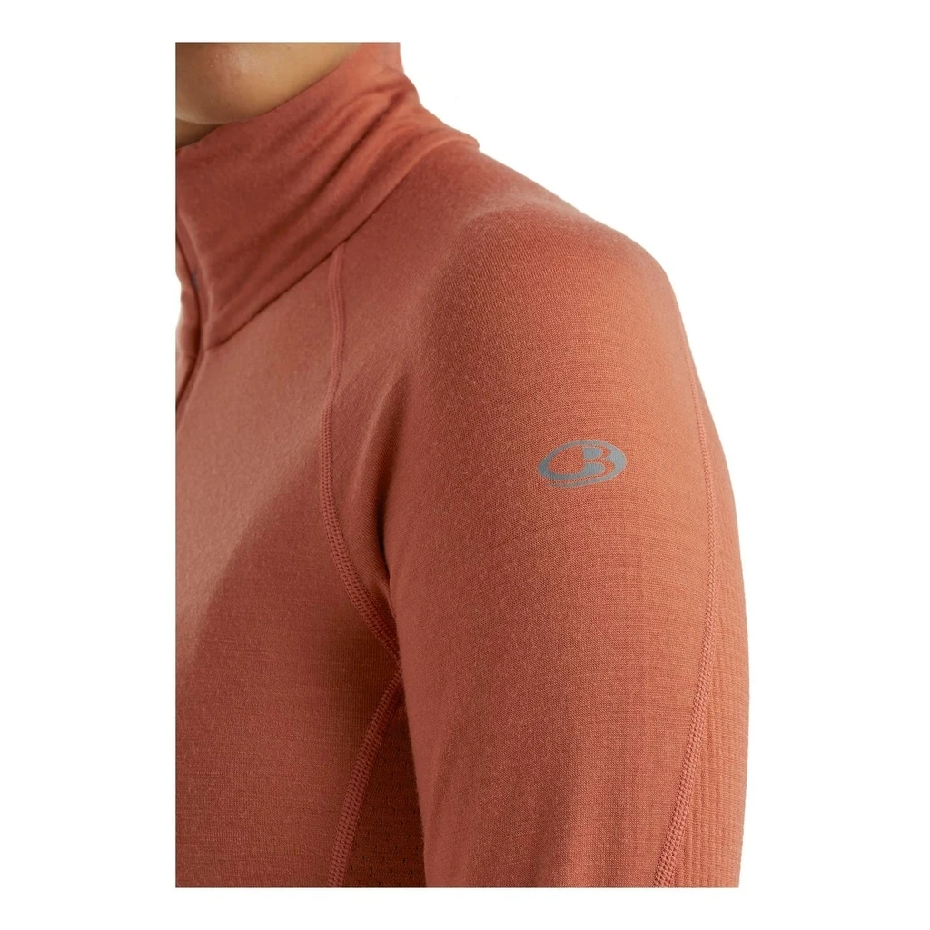 Icebreaker 260 Zone Long Sleeve Half Zip Femme Orange – Image 3