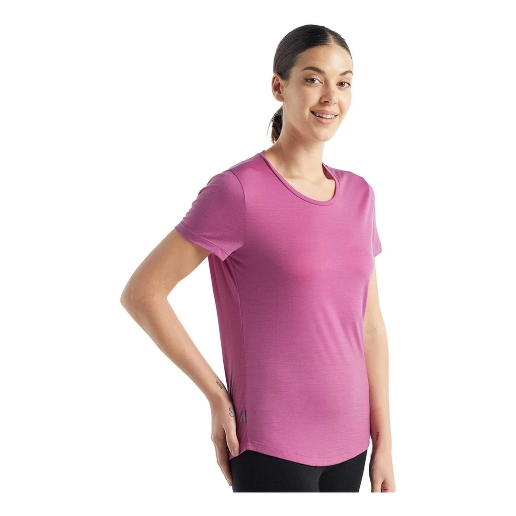 Icebreaker Sphere II Short Sleeve Tee Femme Rose – Image 3