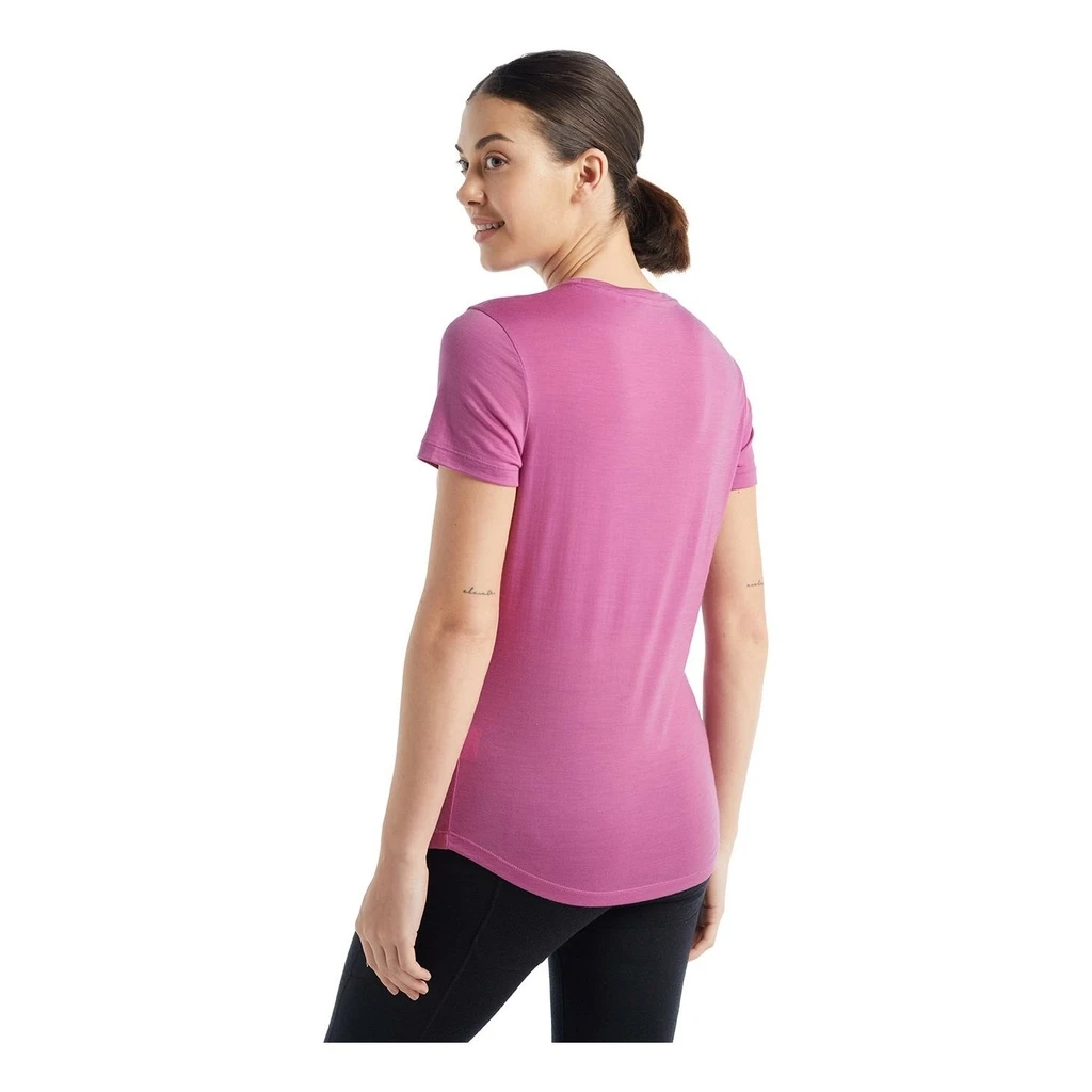 Icebreaker Sphere II Short Sleeve Tee Femme Rose – Image 8