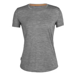 Icebreaker Sphere II Short Sleeve Tee Femme Gris Clair