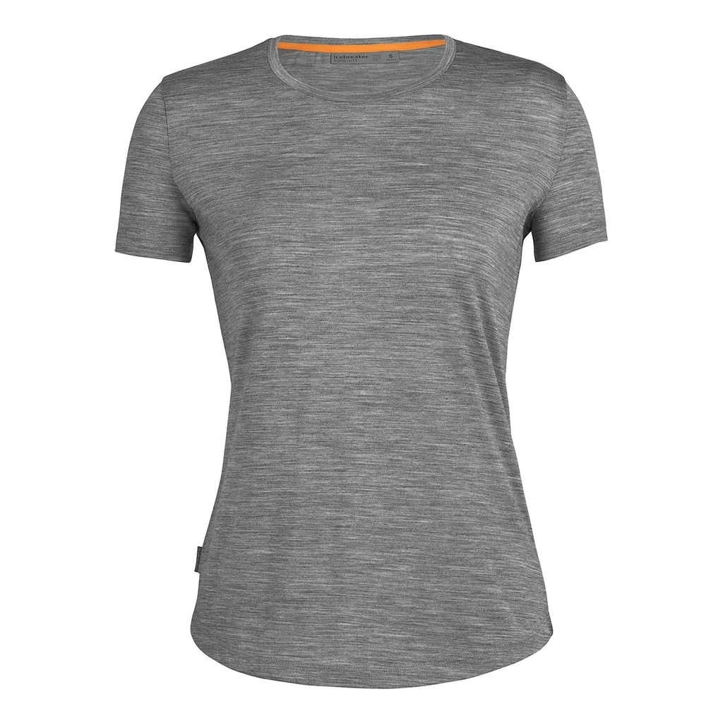 Icebreaker Sphere II Short Sleeve Tee Femme Gris Clair