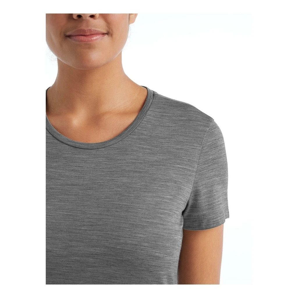 Icebreaker Sphere II Short Sleeve Tee Femme Gris Clair – Image 4