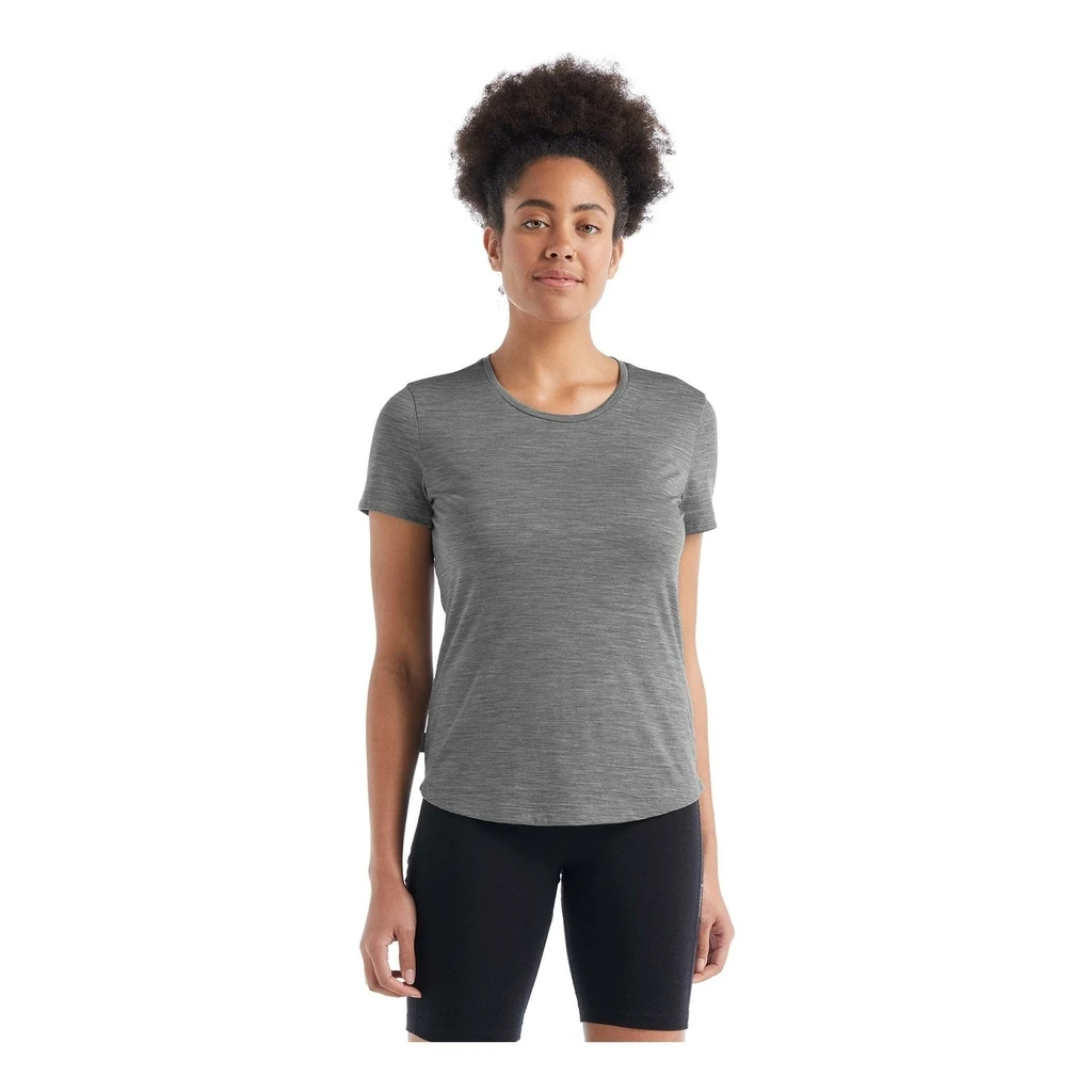 Icebreaker Sphere II Short Sleeve Tee Femme Gris Clair – Image 6