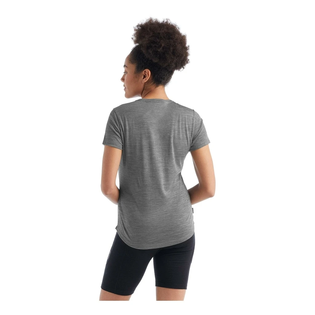 Icebreaker Sphere II Short Sleeve Tee Femme Gris Clair – Image 7