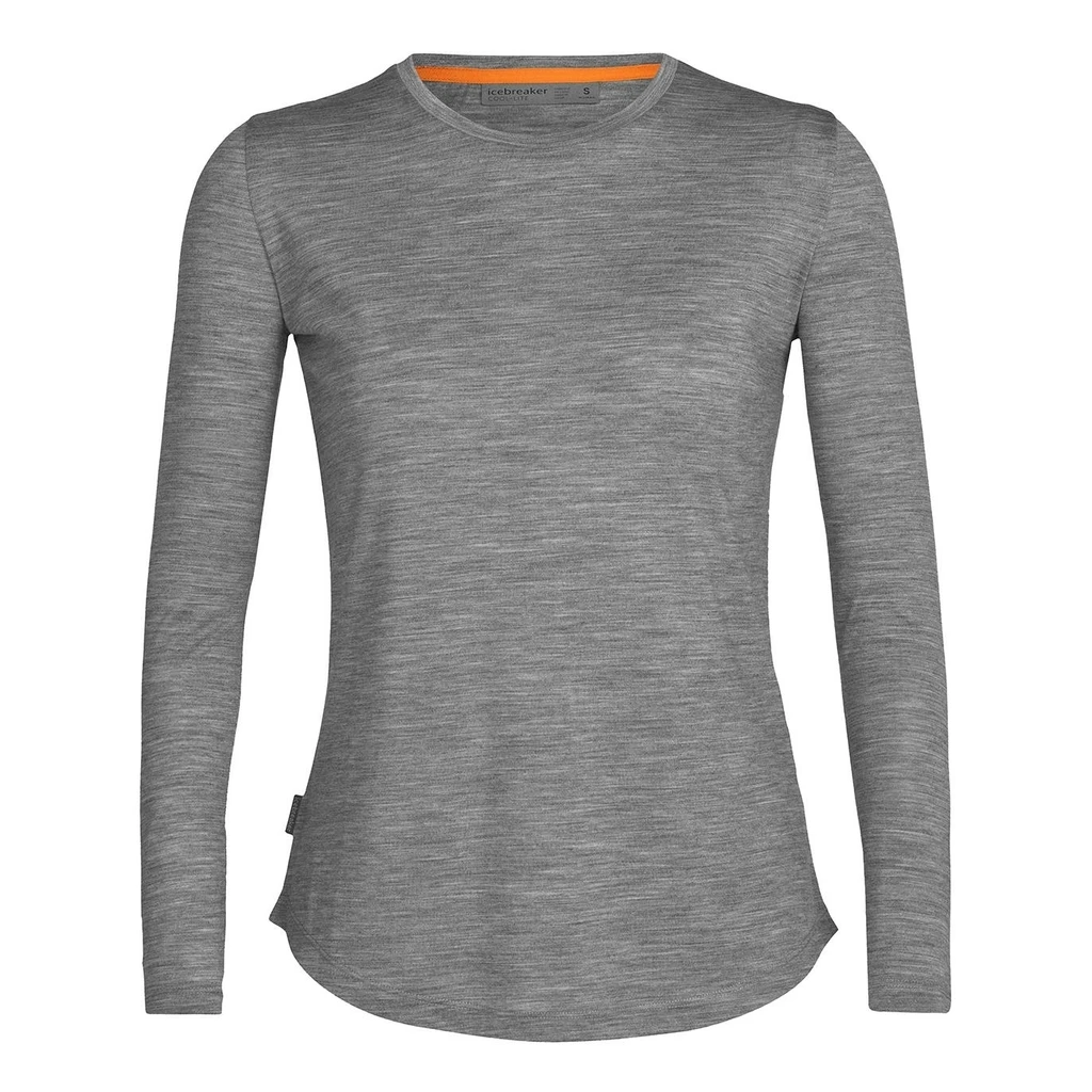 Icebreaker Sphere II Long Sleeve Tee Femme Gris