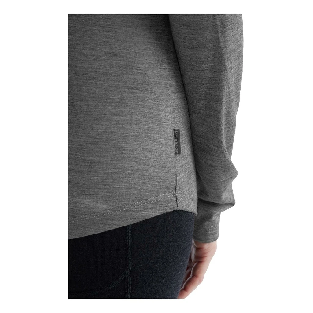 Icebreaker Sphere II Long Sleeve Tee Femme Gris – Image 4