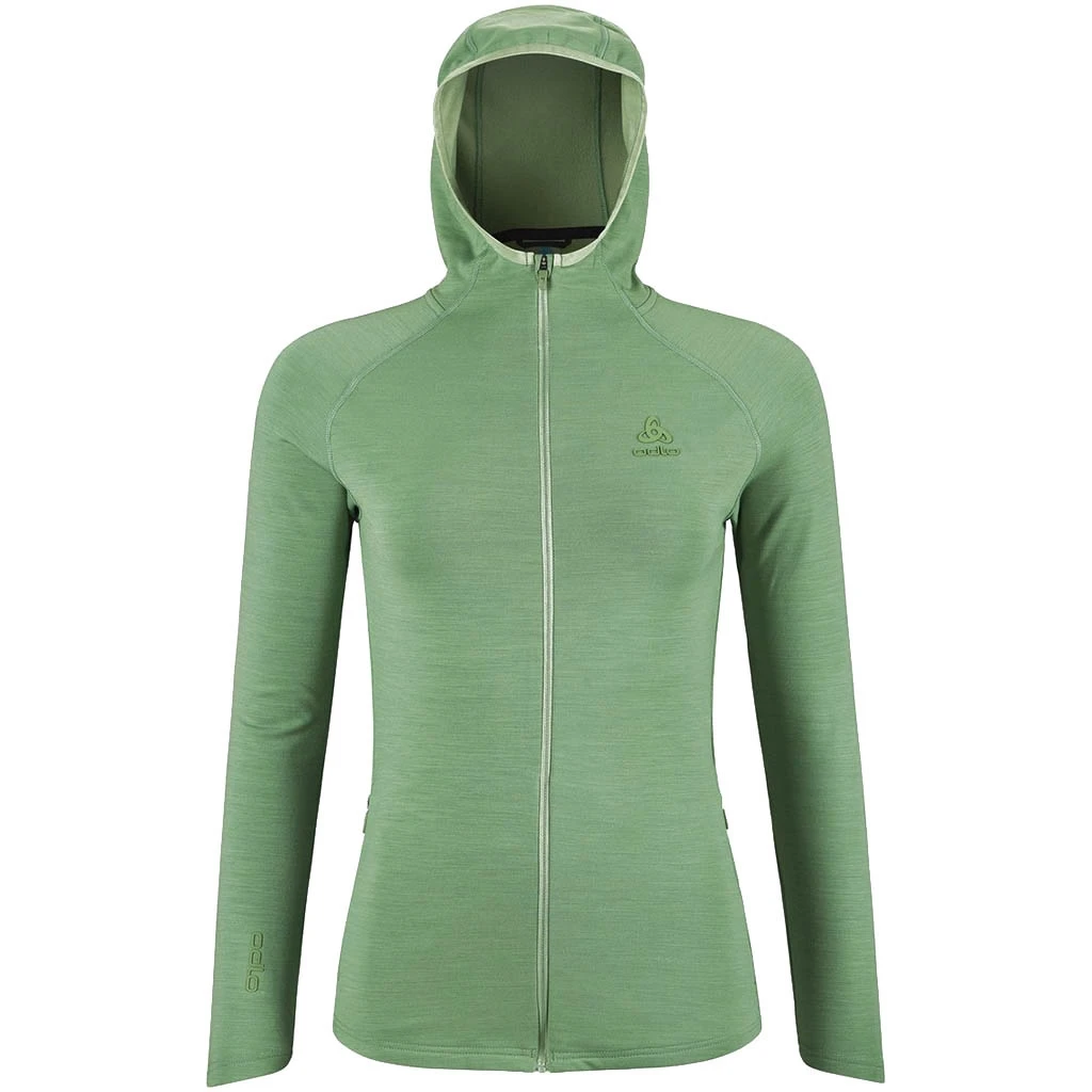 Odlo Pull À Capuche Avec Fermeture Ascent Mer Femme