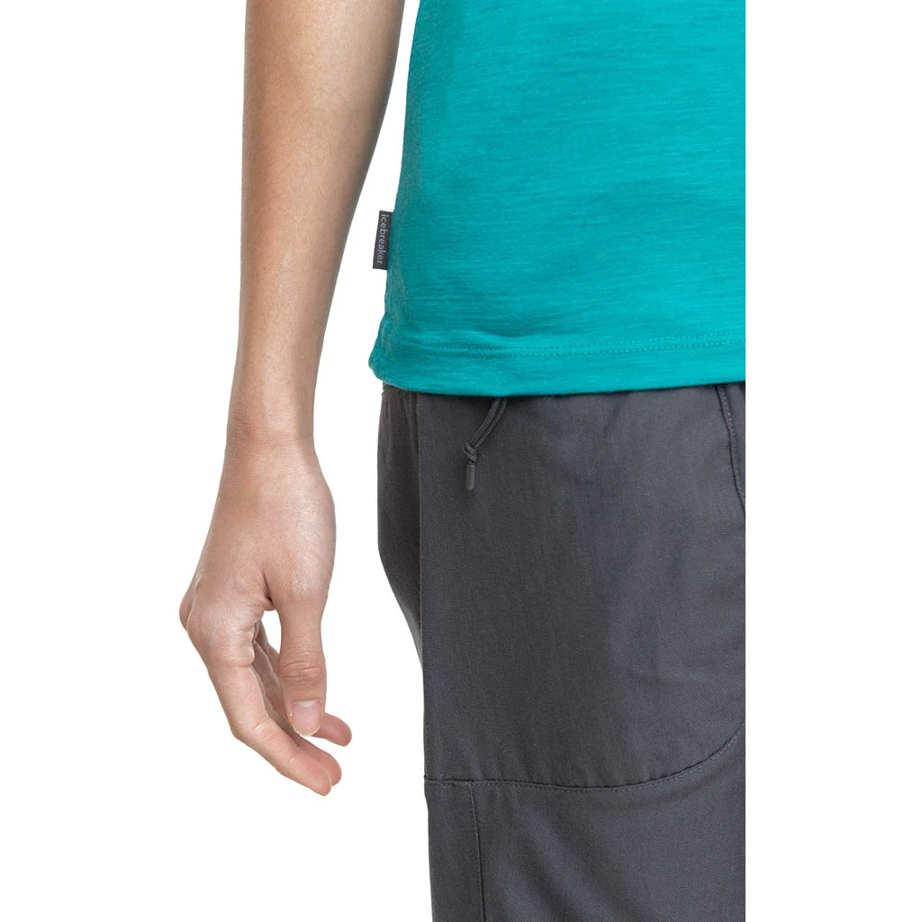 Icebreaker Tech Lite II Short Sleeve Tee Femme Vert – Image 4