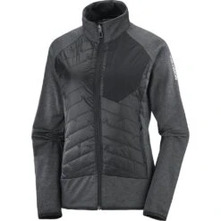 Salomon Mountain Hybrid Midlayer Femme Noir