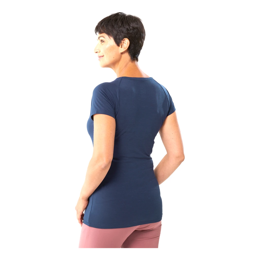 Millet Imja Wool Print T-Shirt Short Sleeve Femme – Image 3