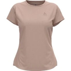 Odlo T-Shirt Manches Courtes Ascent 365 Femme Mauve