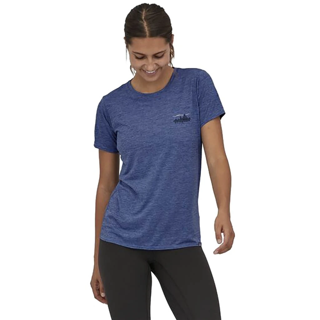 Patagonia Cap Cool Daily Graphic Shirt Femme Bleu Foncé – Image 6