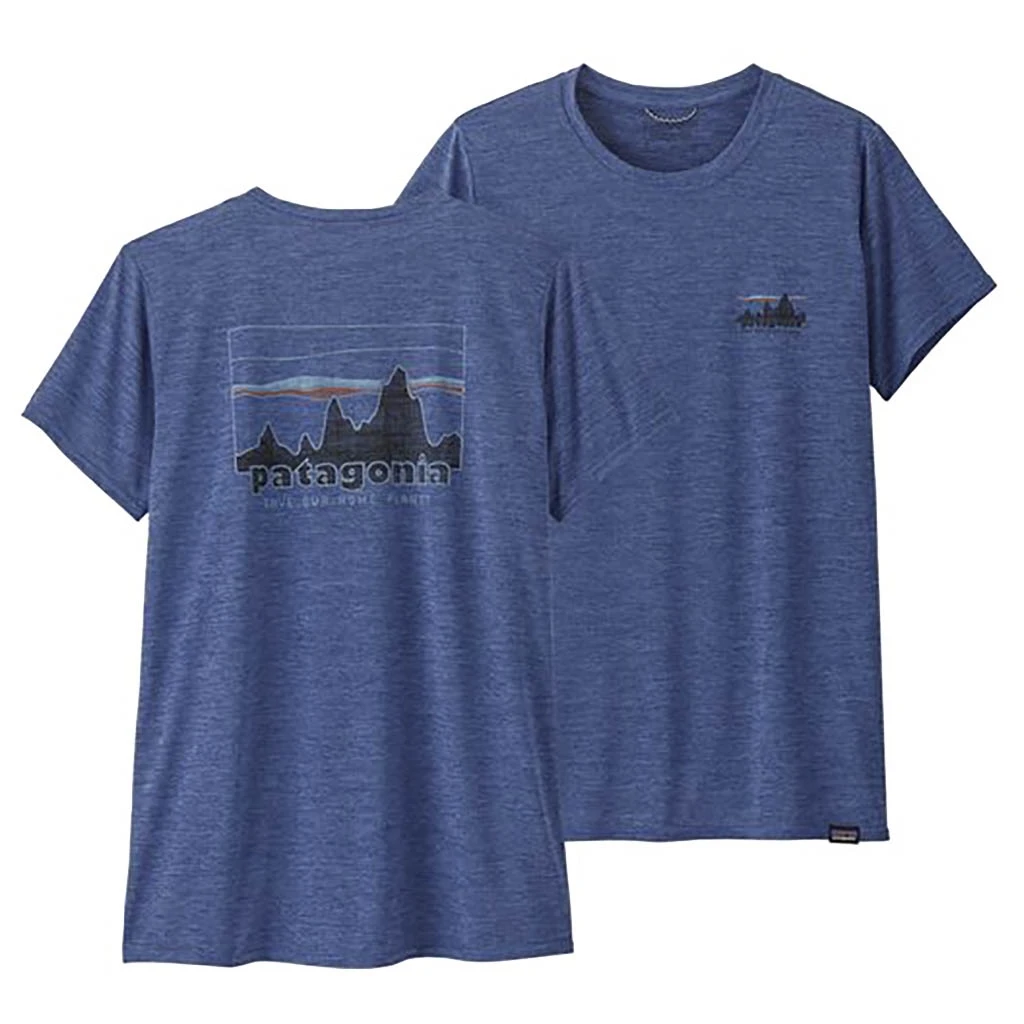 Patagonia Cap Cool Daily Graphic Shirt Femme Bleu Foncé