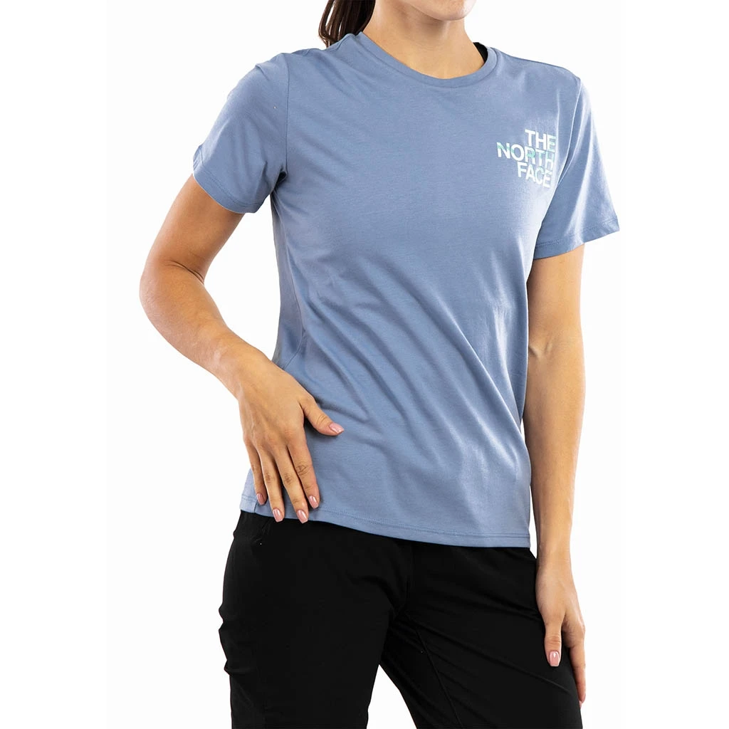 The North Face Foundation Graphic Tee Femme Bleu – Image 3