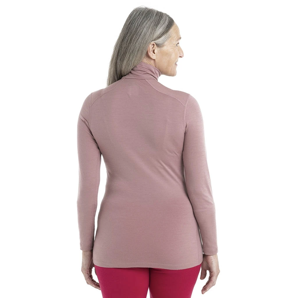 Icebreaker 200 Oasis Long Sleeve Crewe Femme Rose – Image 2